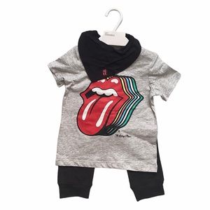 H&M Rolling Stones set 6-9M NWT